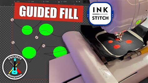 Guided Fill In Ink Stitch Inkscape Another Fill Method Youtube