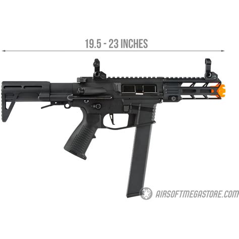 Classic Army CA119M Nemesis X9 PDW SMG AEG BLACK Airsoft Megastore