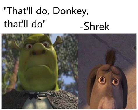 Thatll Do Donkey Thatll Do Shrek