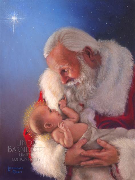 Santa And Baby Jesus Picture Santa And Baby Jesus Santa Claus