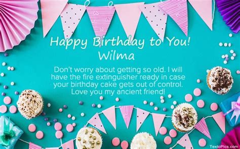 30 Happy Birthday Wilma Images Wishes Cakes Cards Full Birthday