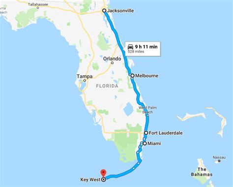 East Coast Map Of Florida Beaches