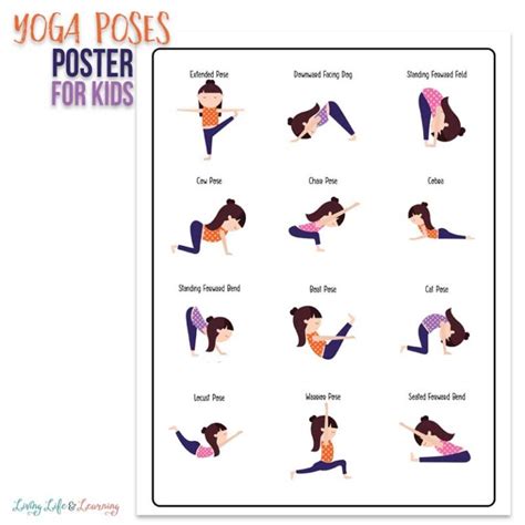 Yoga Poses Printable Free
