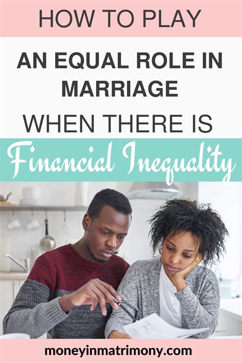 How To Play An Equal Role In Marriage When There Is Financial