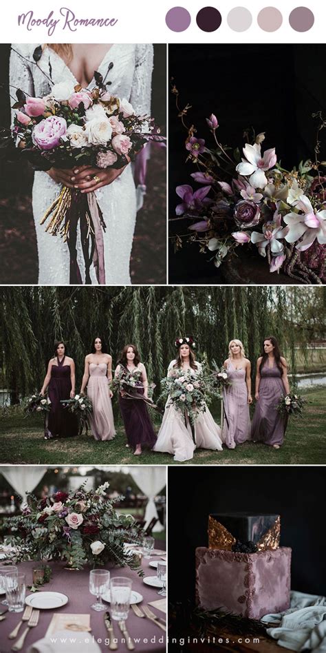 10 Pretty Shades Of Purple Wedding Color Combos Elegantweddinginvites