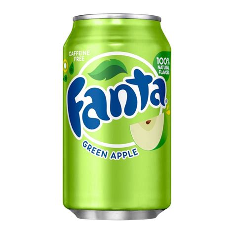 Fanta Green Apple Soda Can 12floz 355ml Sweets From Heaven