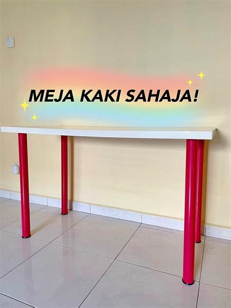 4pcs Kaki Meja Ikea Meja Table Legs Only Furniture And Home Living