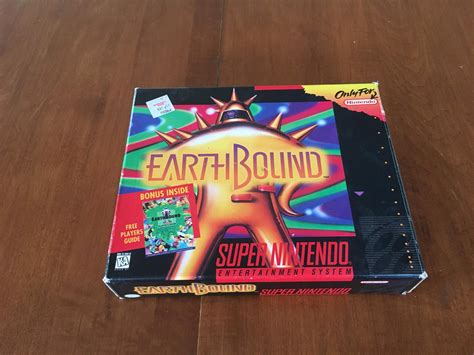 Earthbound Item Box And Manual Super Nintendo