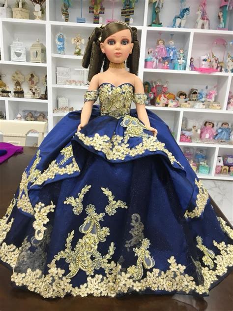 24 Personalized Quinceanera Doll Dress Custom Made Doll Etsy In 2021