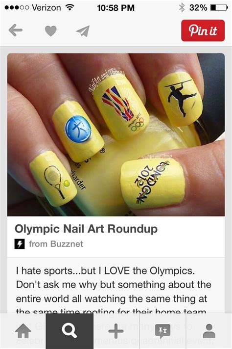 olympic nails 2012 olympic nails olympics nails