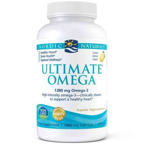 nordic naturals ultimate omega 1280mg lemon soft gels totally healthful