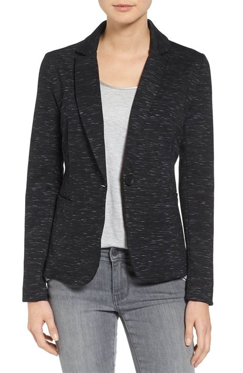 Main Image Olivia Moon Knit Blazer Regular Petite Overall Outfit