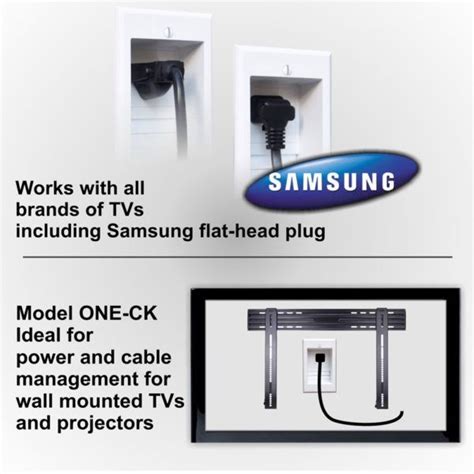 Amazing Cord Hider For Wall Mounted Tv Powerbridge Hide Tv Cords