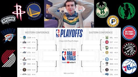 For dates, times, and tv channel of each game, check out our 2020 playoff tv schedule! MY 2019 NBA PLAYOFF BRACKET!! WHO WILL WIN THE FINALS ...