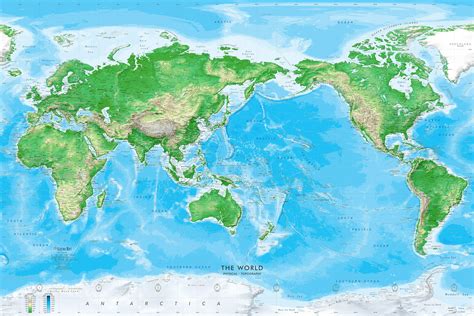World Map Pacific Centered Lgq Printable World Map Pa