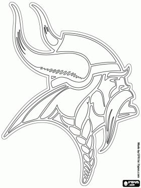 Minnesota Vikings Printable Coloring Pages Coloring Pages