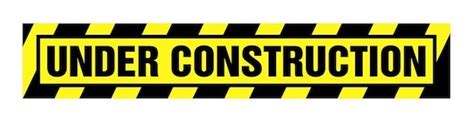 Under Construction Sticker By Meisterink On Etsy