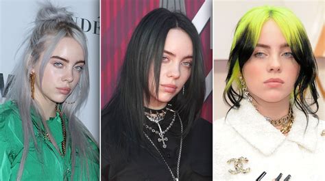 Billie Eilishs Hair Color Changes Over The Years Photos