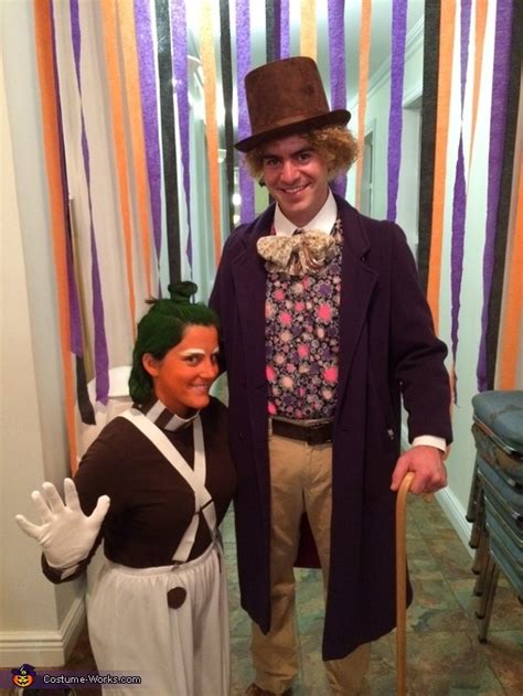 Willy Wonka And Oompa Loompa Couples Costume