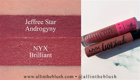 Jeffree Star Androgyny Velour Liquid Lipstick Dupes All In The Blush