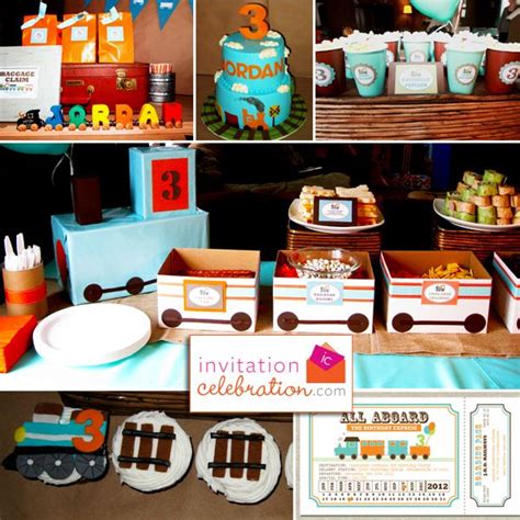 Vintage Train Party Birthday Party Ideas Photo 1 Of 17 Trains