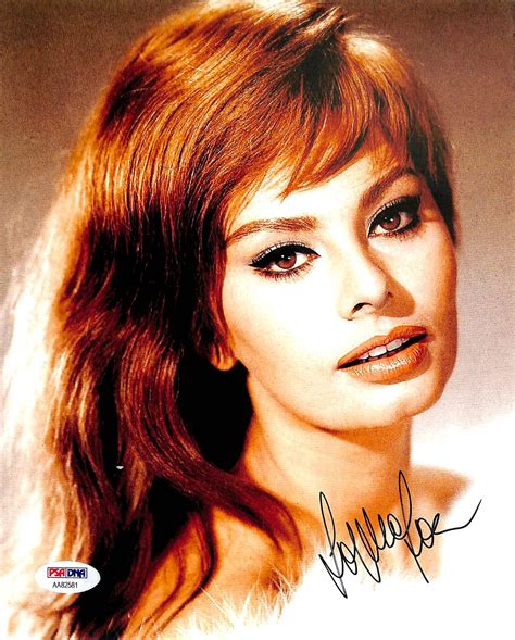Sophia Loren Sexy Authentic Signed 8x10 Photo Autographed Psadna
