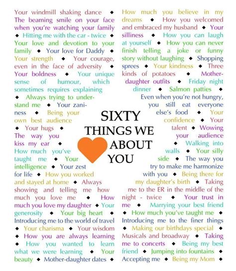 60 Things We Love About You Download 65 Things We Love About You