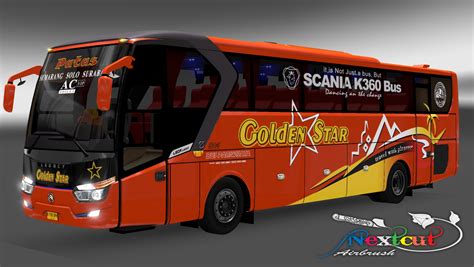 Desaign mobil buss agra mas; Younger's Nextcut: Livery SUGENG RAHAYU GOLDEN STAR