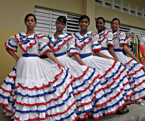 dominican republic traditional clothing traditional costume dress and dance costumes on