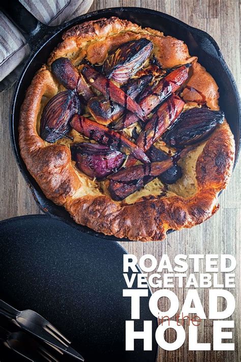 If you've come to this page then there's a good chance you know that toad in the hole is often served with gravy and a variety of vegetables. This Toad in the Hole takes the roots of the season roasts ...