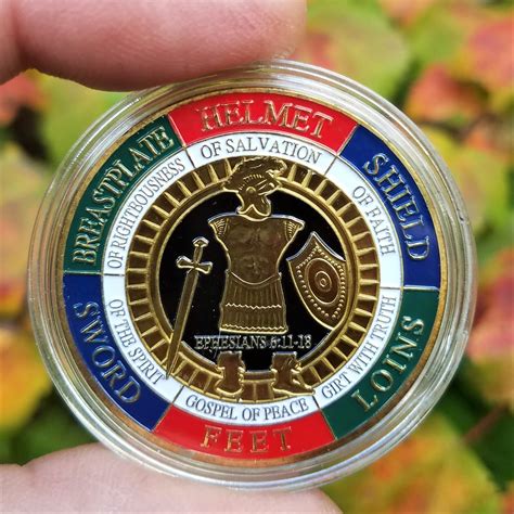 Armor Of God Challenge Coin With Protective Capsule Fahmah Jacksons