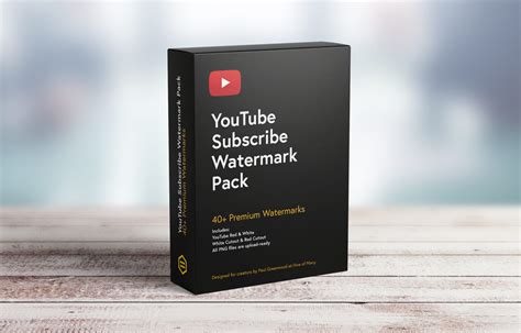 Youtube Subscribe Watermark Pack Paul Greenwood