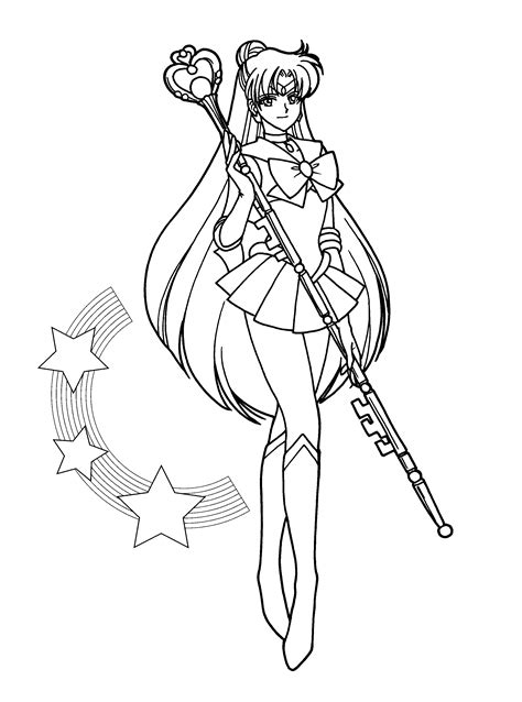 Printable Sailor Moon Coloring Pages