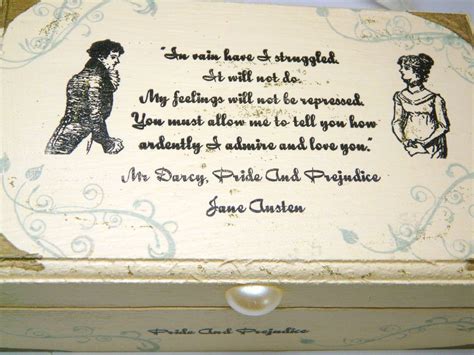 Pride And Prejudice Mr Darcys Proposal Jewelry Box You Must Allow Me