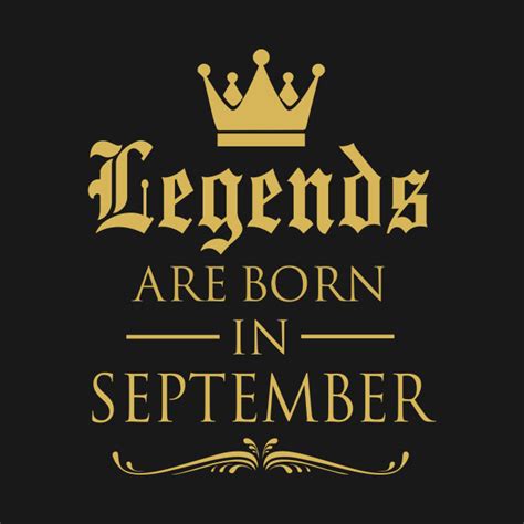 Legends Are Born In September Legends Tapestry Teepublic