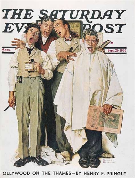 The Saturday Evening Post Norman Rockwell Norman Rockwell Poster