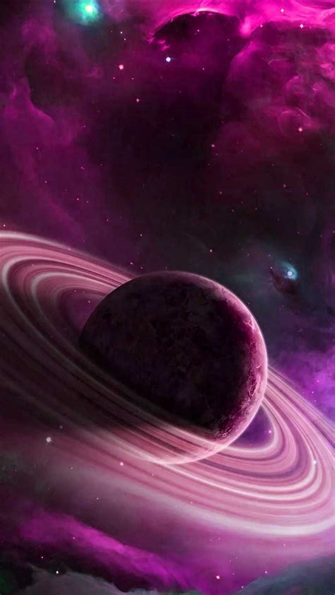 Download Free Saturn Wallpaper Discover More Galaxy Planet Purple