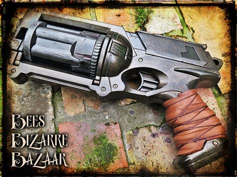 Steampunk Nerf Gun Pistol Maverick Cosplay Zombie