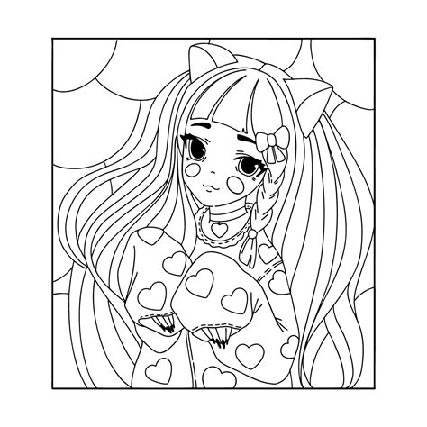 Anime Coloring Pages For Girl Latest Hd Coloring Pages Printable