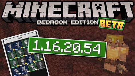 Minecraft bedrock edition is much harder to code for, and also harder to get mods out there. Minecraft Bedrock BETA 1.16.20.54 OUT NOW ! Skins + Emotes ...