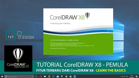 Tutorial Corel Draw X8 For Beginer Learn The Basic Youtube