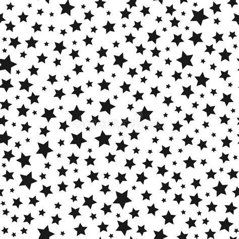 Space Stars Vector Seamless Background Stock Vector