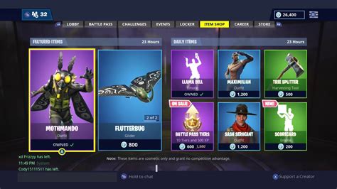 Every day this page will update and let you know what is available to buy in the fortnite store. *NEW* SCORECARD EMOTE! | FORTNITE ITEM SHOP TODAY ...