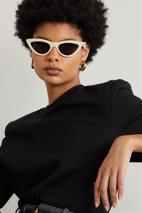 Celine Eyewear Cat Eye Acetate Sunglasses Net A Porter