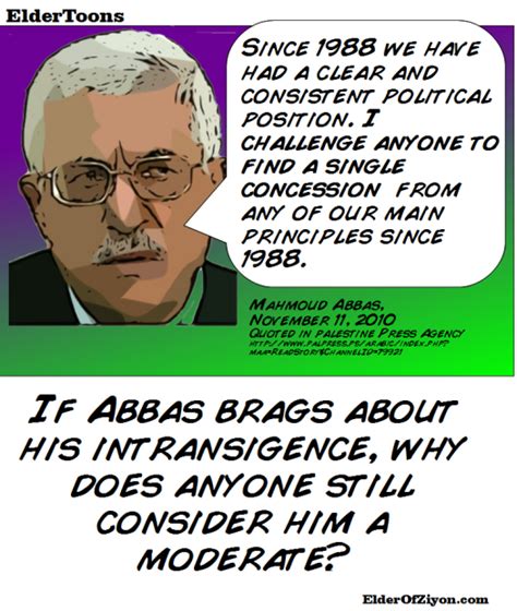 Eldertoonsposter Abbas The Moderate ~ Elder Of Ziyon Israel News