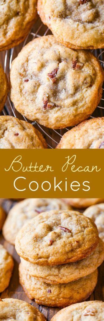 Cook at 375 degrees for 8 minutes. Butter Pecan Cookies Recipe - Home Inspiration and DIY Crafts Ideas