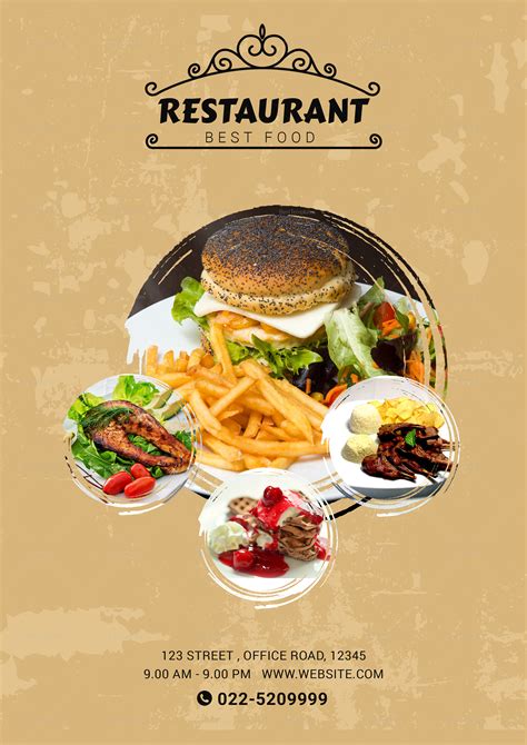 Lunch Menu Design Template In Psd Word Publisher