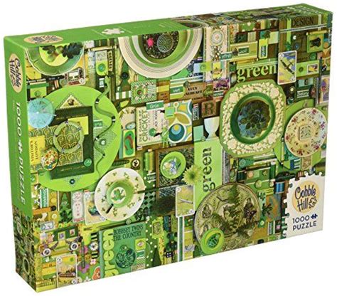 Get it by tomorrow, jun 25. COBBLE HILL Green Jigsaw Puzzle (1000 Piece) Cobble Hill ...