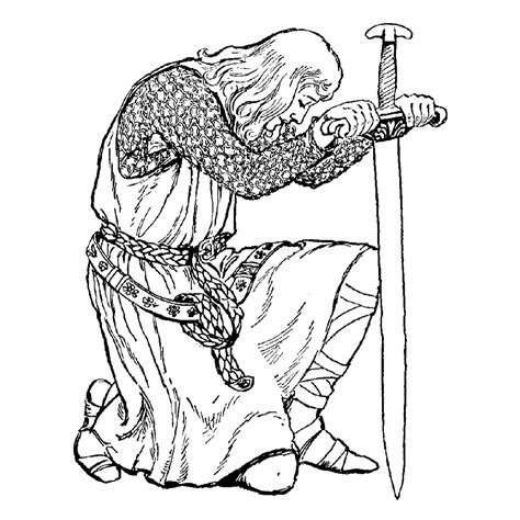 Kneeling Knight Large 249i Knight Tattoo Knight Art Medieval Drawings