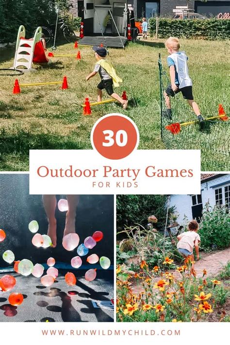 30 Outdoor Party Games For Kids Run Wild My Child